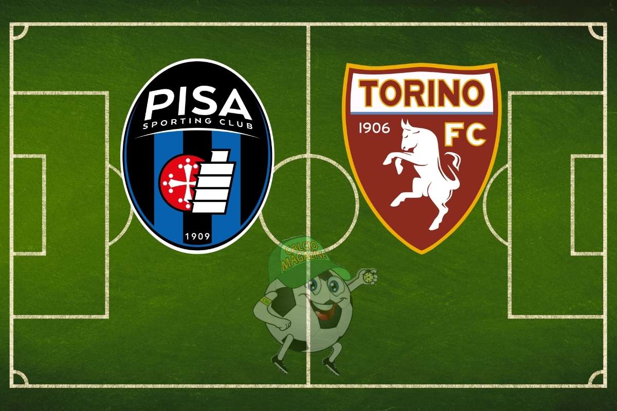 Pisa Torino cronaca diretta live e risultato in tempo reale