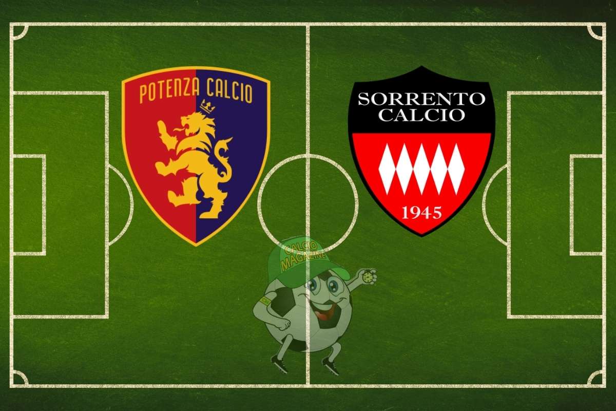 Potenza Sorrento cronaca diretta live e risultato in tempo reale