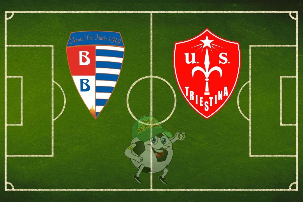 Pro Patria Triestina cronaca diretta live e risultato in tempo reale