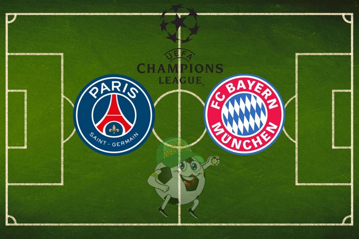 PSG Bayern Monaco cronaca diretta live e risultato in tempo reale