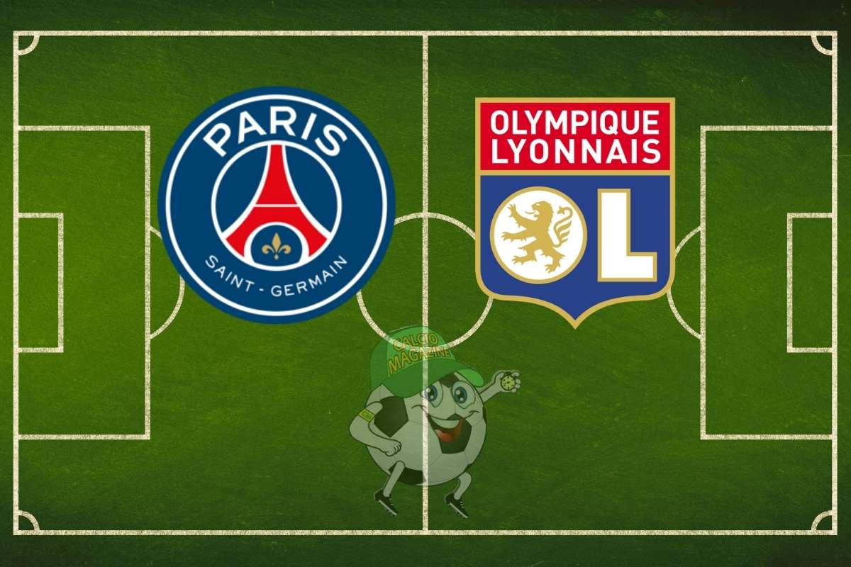 PSG Lione cronaca diretta live e risultato in tempo reale