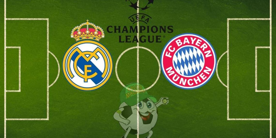Real Madrid Bayern Monaco cronaca diretta live e risultato in tempo reale