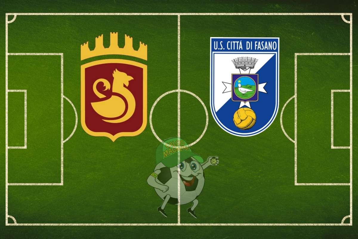 Real Normanna Città di Fasano cronaca diretta live e risultato in tempo reale