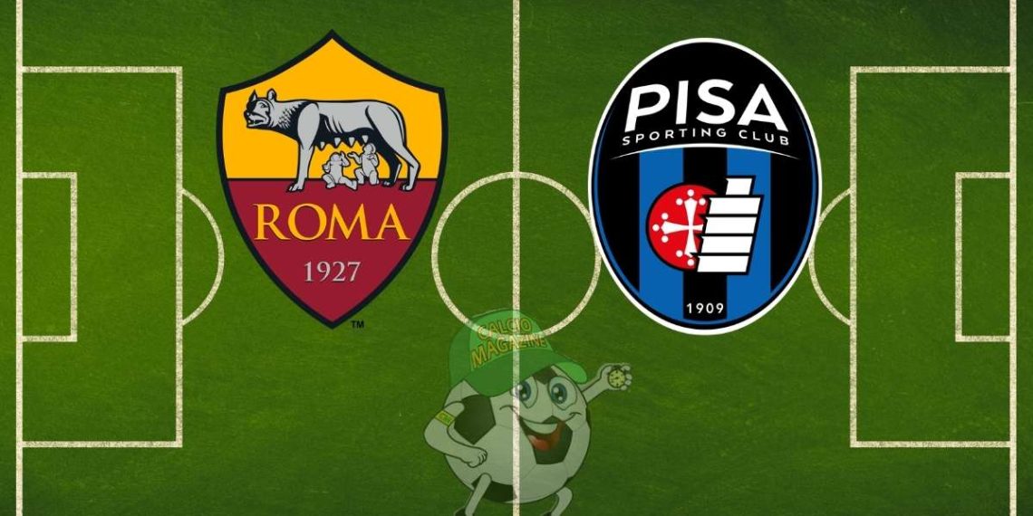 Roma Pisa cronaca diretta live e risultato in tempo reale