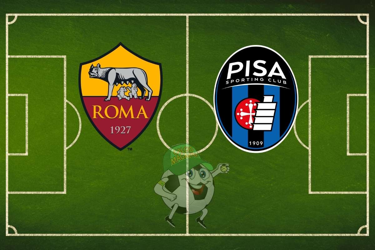 Roma Pisa cronaca diretta live e risultato in tempo reale