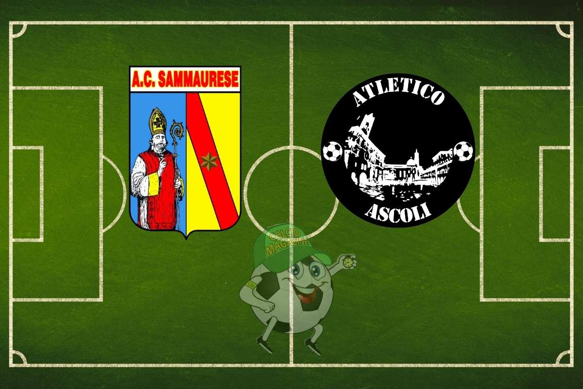 Sammaurese Atletico Ascoli cronaca diretta live e risultato in tempo reale