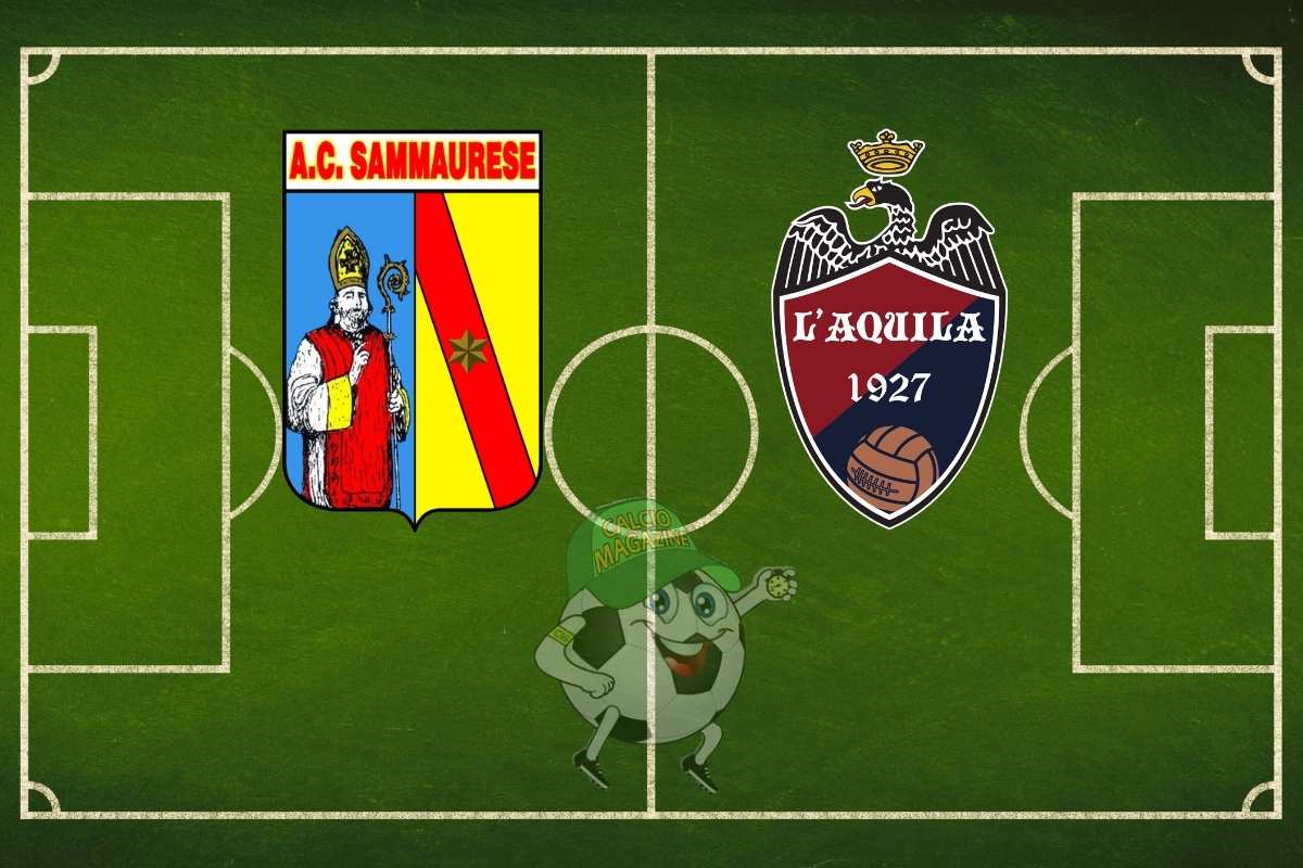 Sammaurese L'Aquila cronaca diretta live e risultato in tempo reale