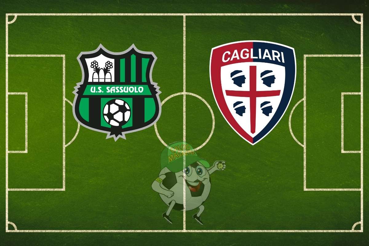 Sassuolo Cagliari cronaca diretta live e risultato in tempo reale