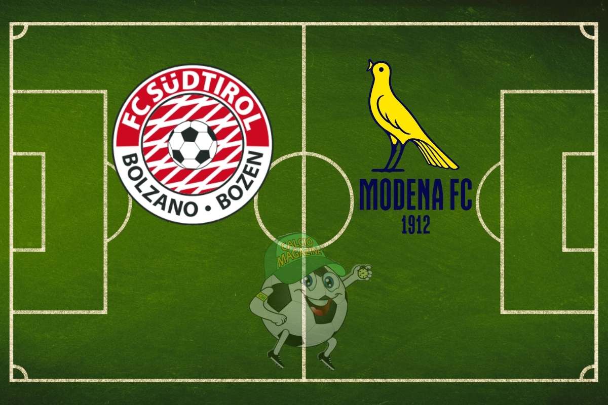 Sudtirol Modena cronaca diretta live e risultato in tempo reale