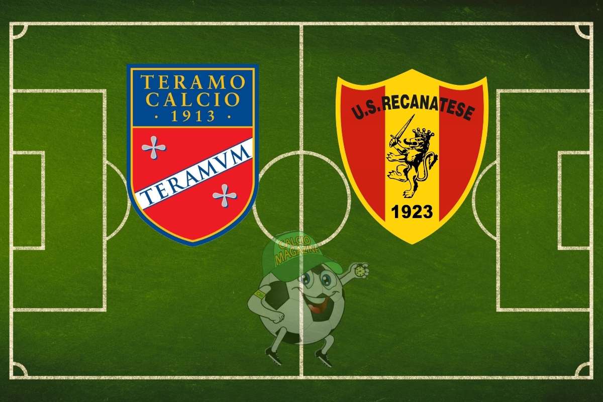 Teramo Recanatese cronaca diretta live e risultato in tempo reale