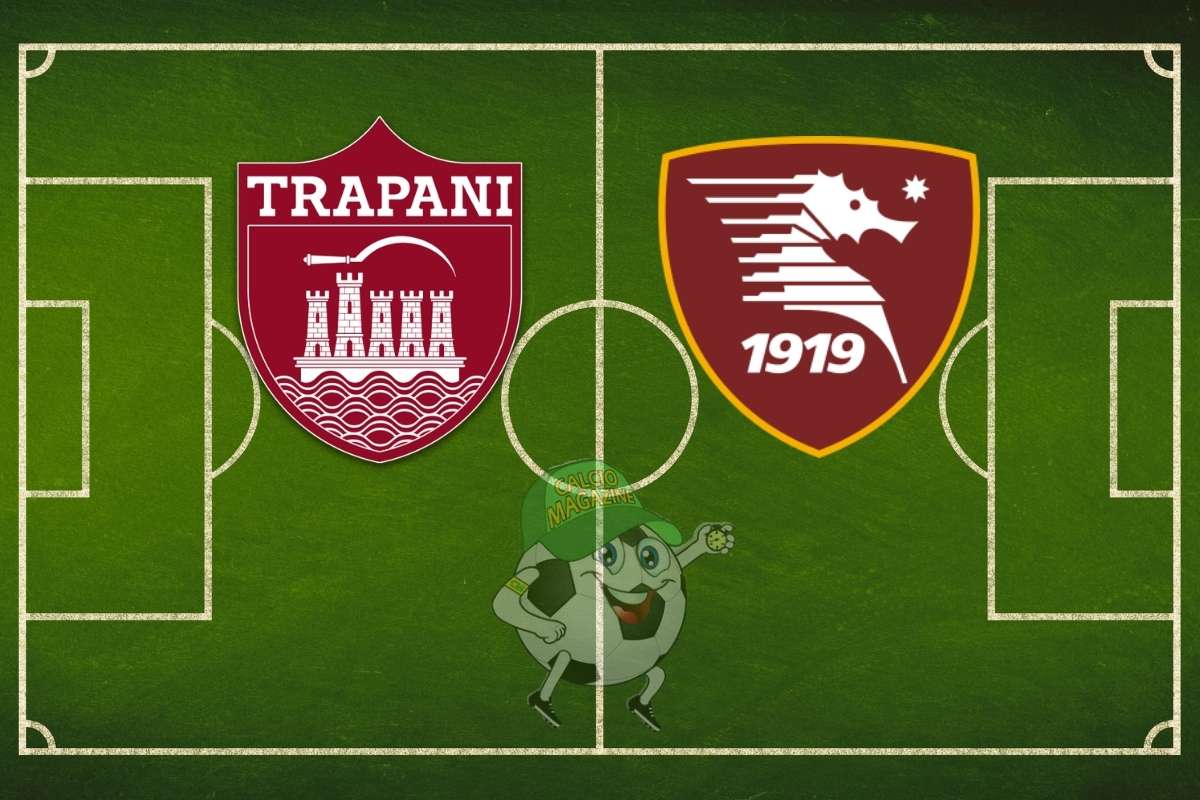 Trapani Salernitana cronaca diretta live e risultato in tempo reale