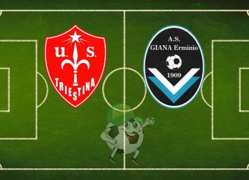Triestina Giana Erminio cronaca diretta live e risultato in tempo reale