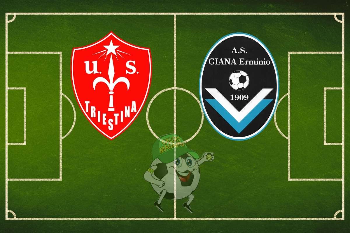 Triestina Giana Erminio cronaca diretta live e risultato in tempo reale