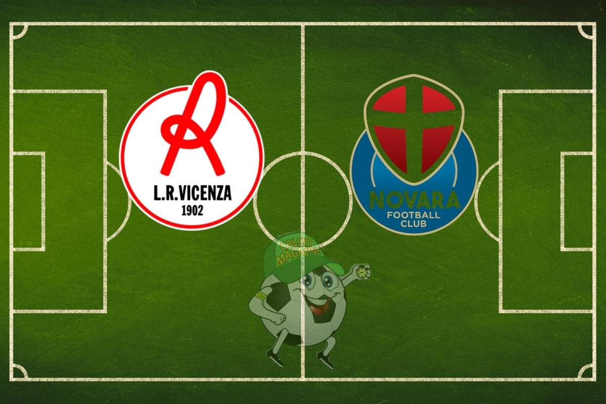 Vicenza Novara cronaca diretta live e risultato in tempo reale