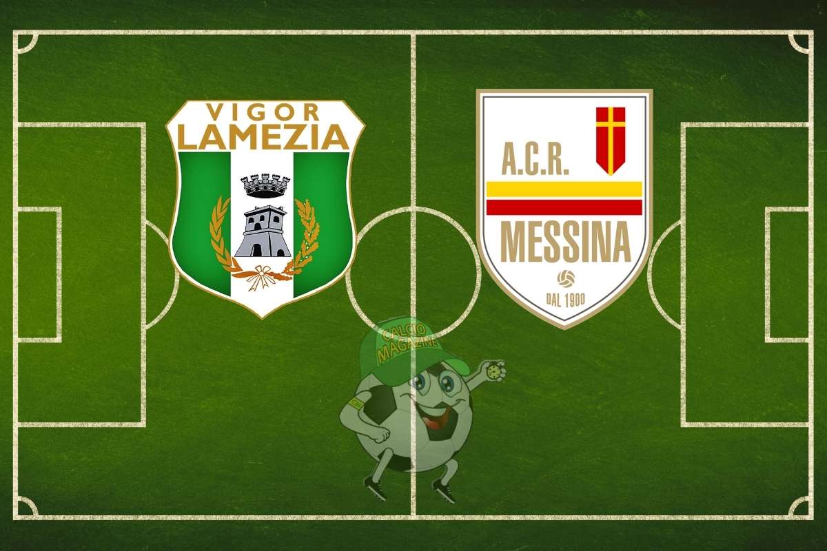 Vigor Lamezia Messina cronaca diretta live e risultato in tempo reale