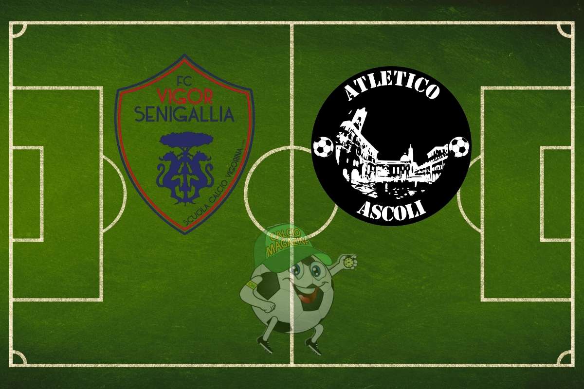 Vigor Senigallia Atletico Ascoli cronaca diretta live e risultato in tempo reale