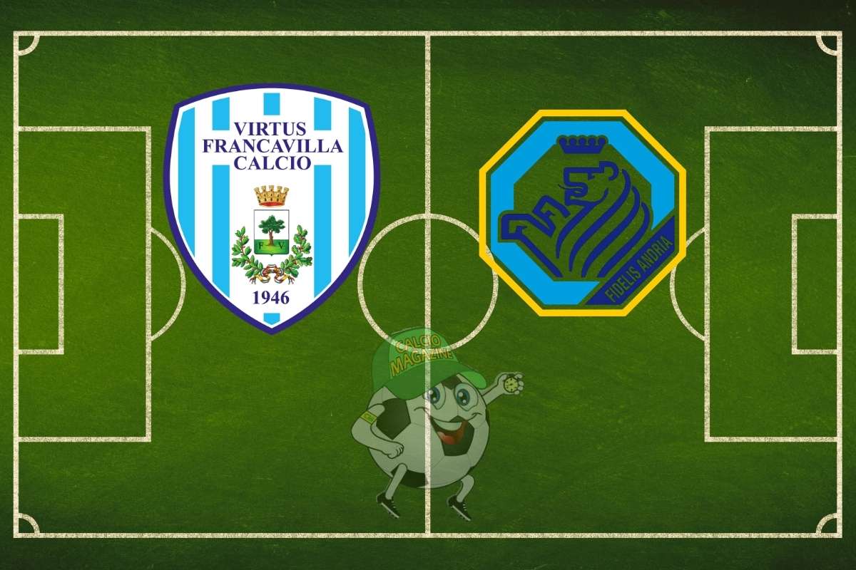 Virtus Francavilla Fidelis Andria cronaca diretta live e risultato in tempo reale