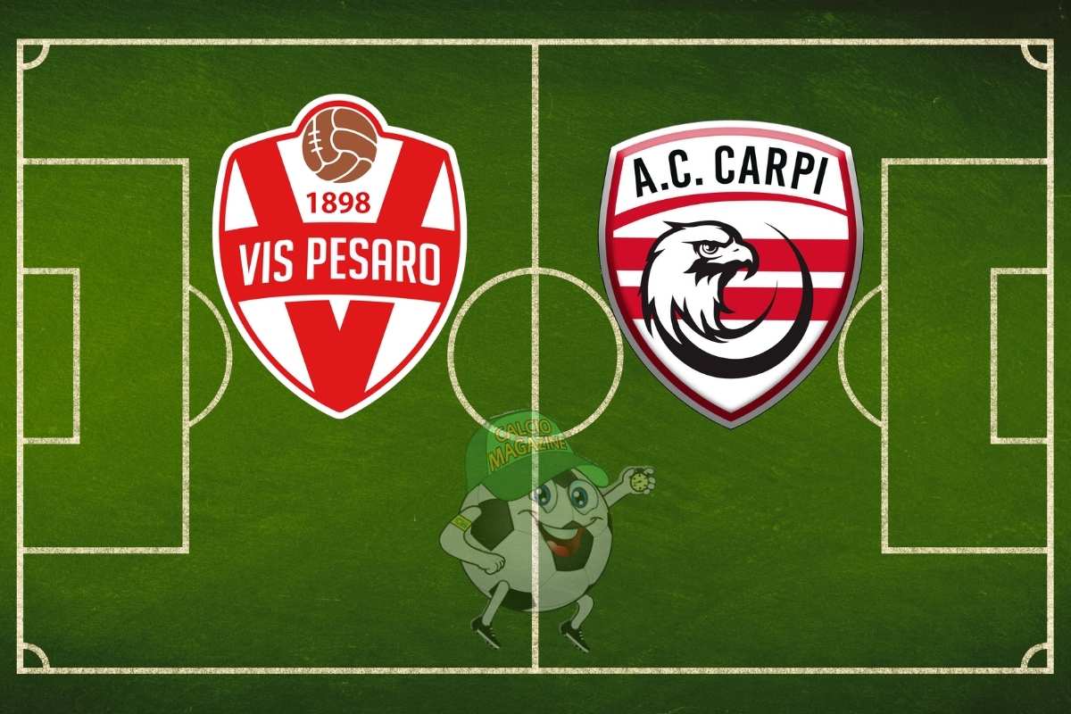 Vis Pesaro Carpi cronaca diretta live e risultato in tempo reale