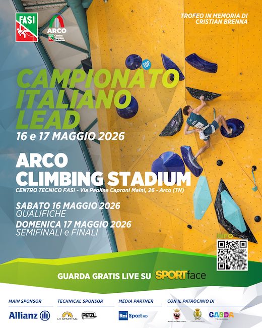 arco climbing campionato lead 2026