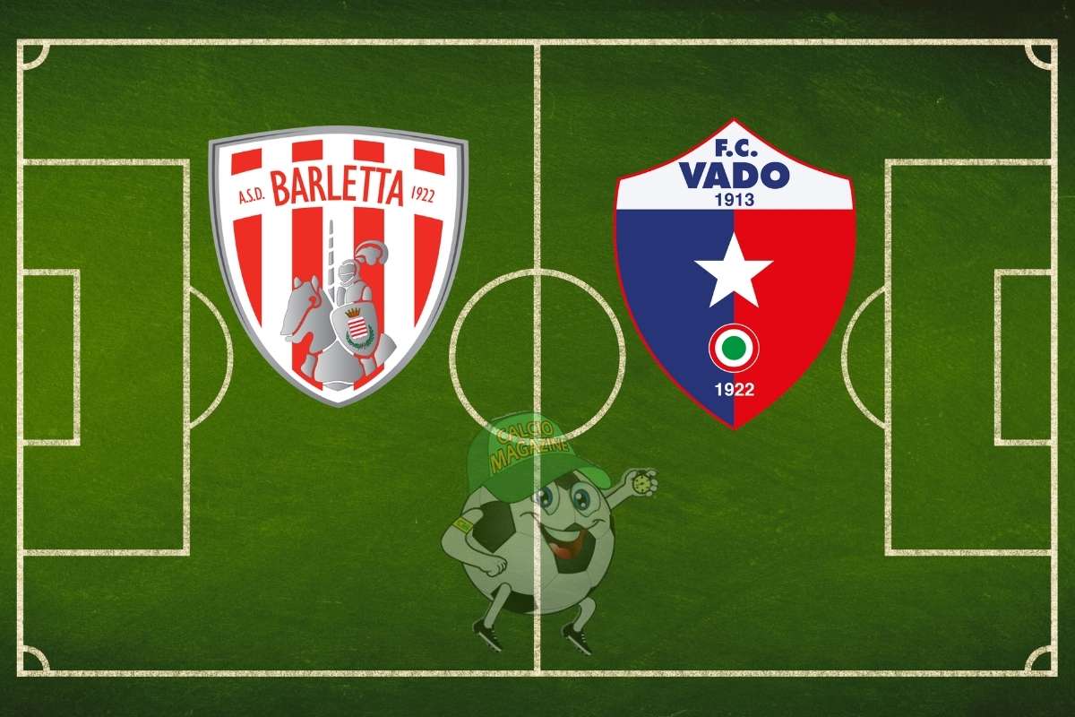 Barletta Vado cronaca diretta live e risultato in tempo reale