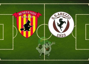 Benevento Arezzo cronaca diretta live risultato in tempo reale