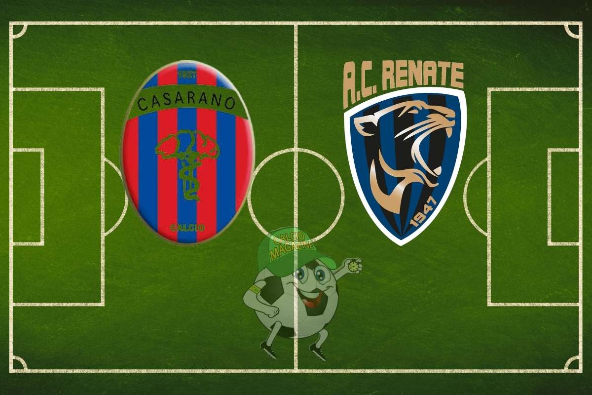 Casarano Renate cronaca diretta live risultato in tempo reale