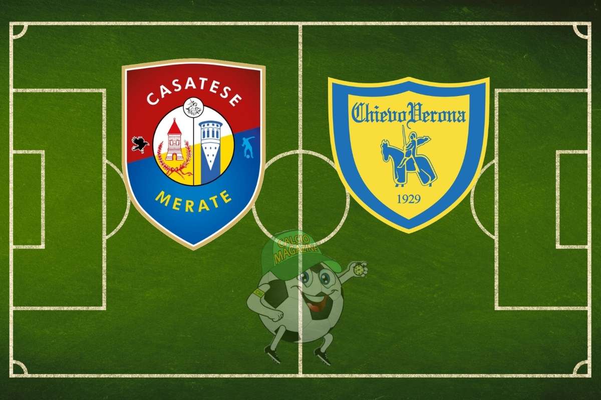 Casatese Chievo Verona cronaca diretta live e risultato in tempo reale