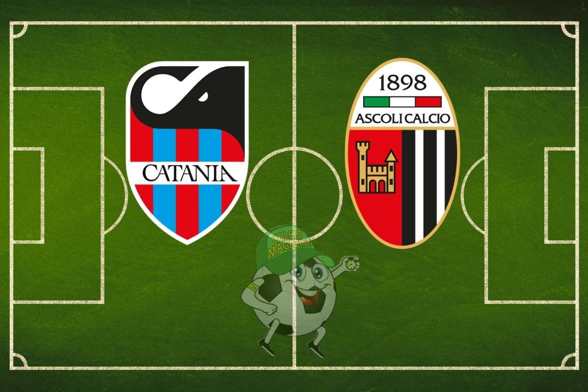 Catania Ascoli cronaca diretta live e risultato in tempo reale