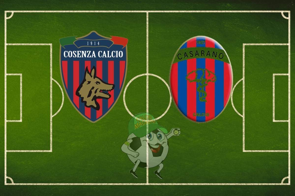Cosenza Casarano cronaca diretta live e risultato in tempo reale