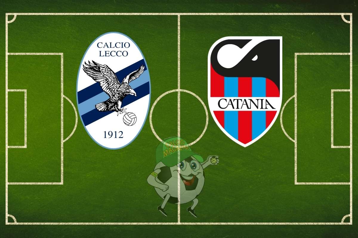 Lecco Catania cronaca diretta live e risultato in tempo reale