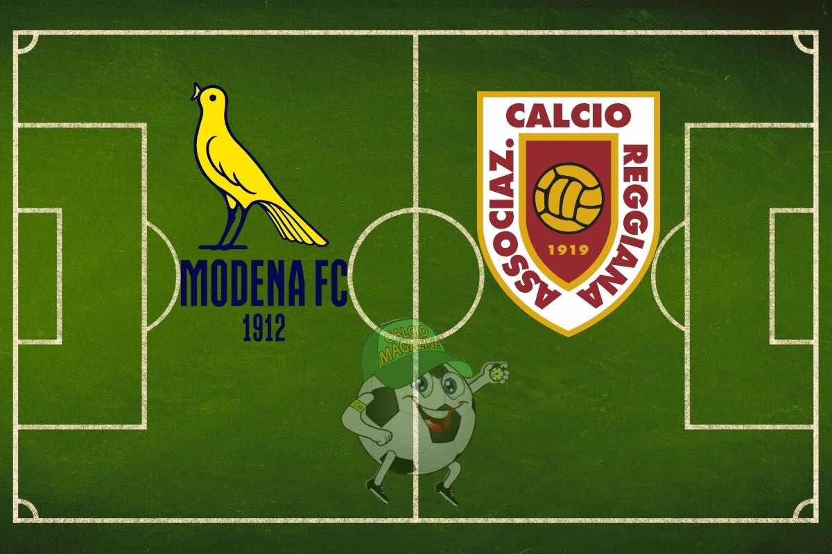 Modena Reggiana cronaca diretta live e risultato in tempo reale