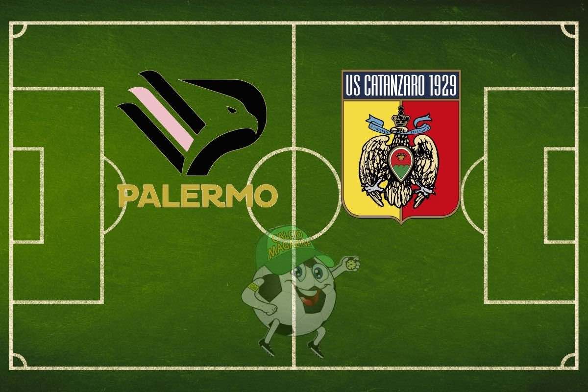 Palermo Catanzaro cronaca diretta live e risultato in tempo reale