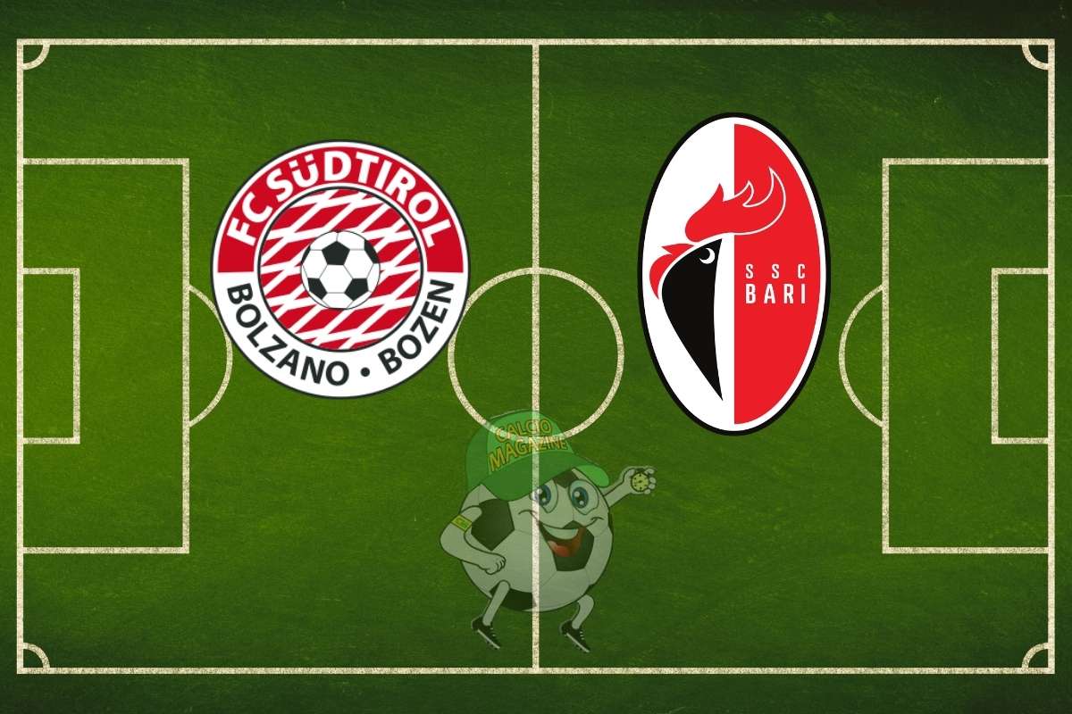 Sudtirol Bari cronaca diretta live e risultato in tempo reale