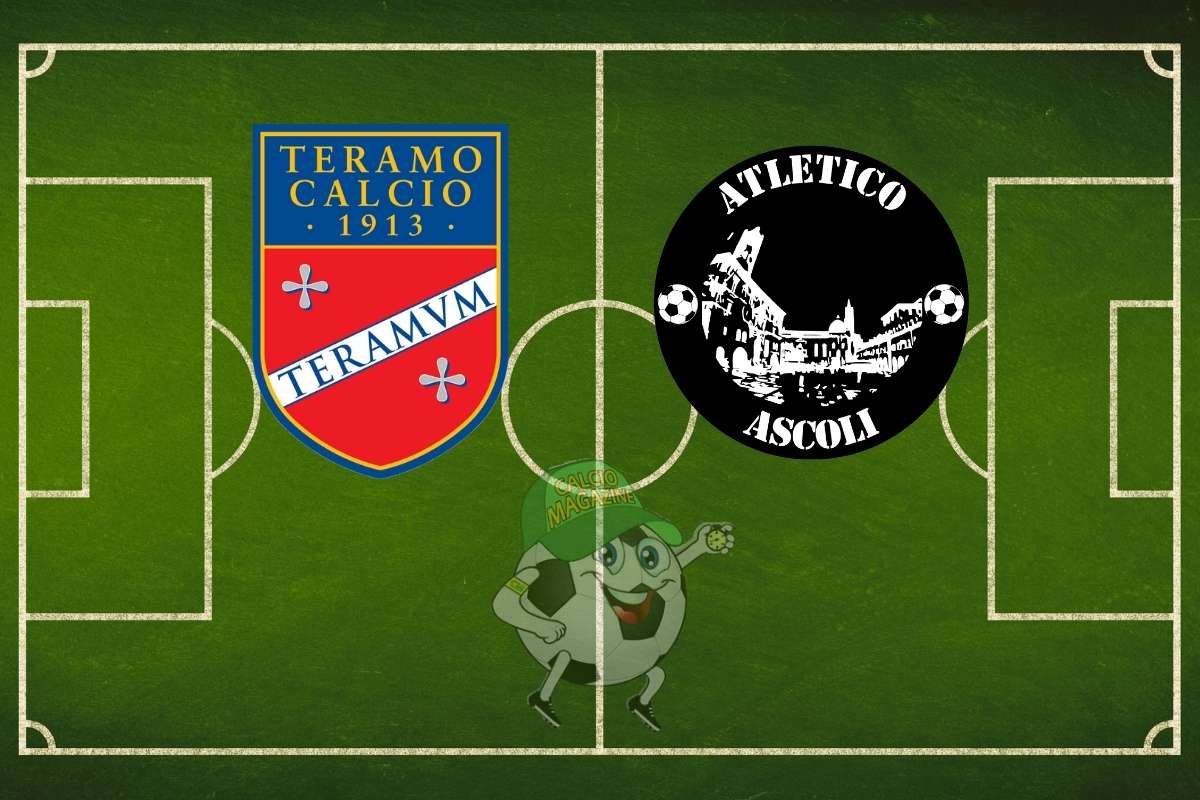 Teramo Atletico Ascoli cronaca diretta live risultato in tempo reale