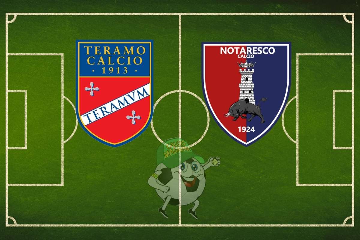 Teramo Notaresco cronaca diretta live e risultato in tempo reale