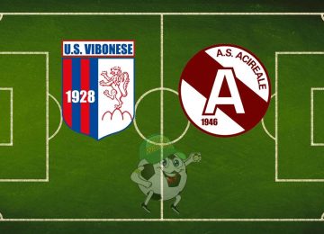 Vibonese Acireale cronaca diretta live e risultato in tempo reale