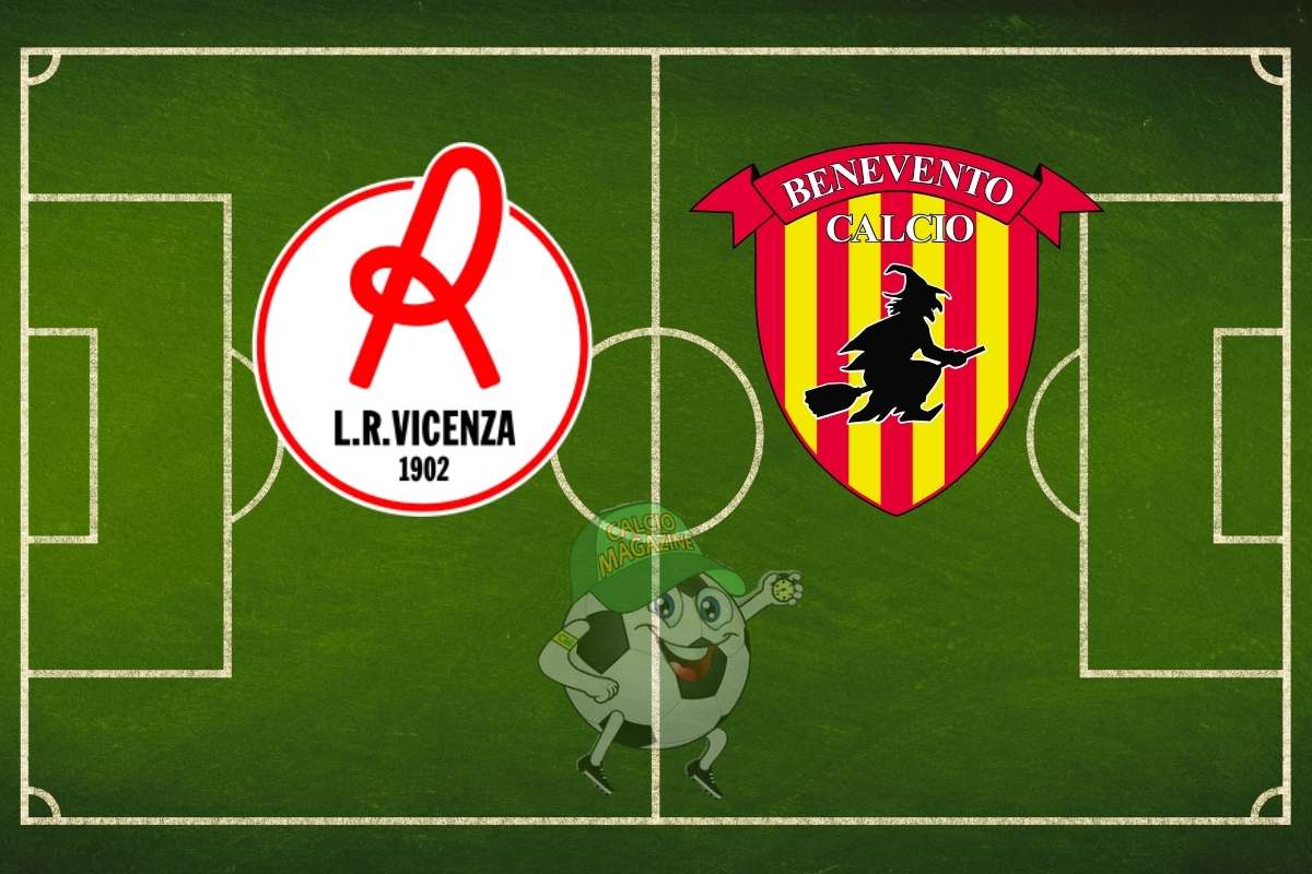 Vicenza Benevento cronaca diretta live risultato in tempo reale