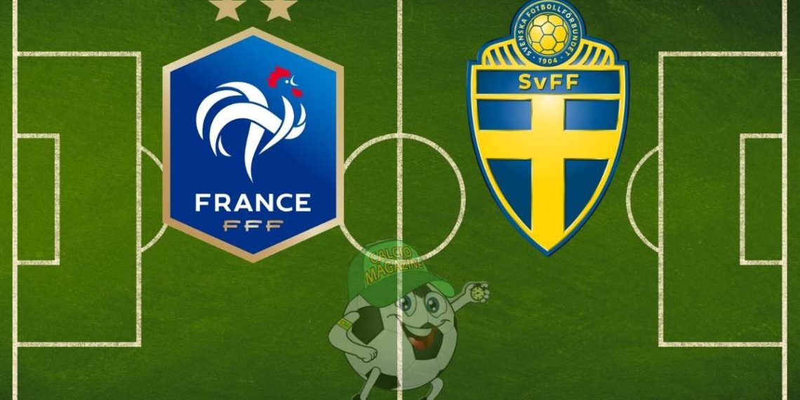 Francia Svezia cronaca diretta live e risultato in tempo reale