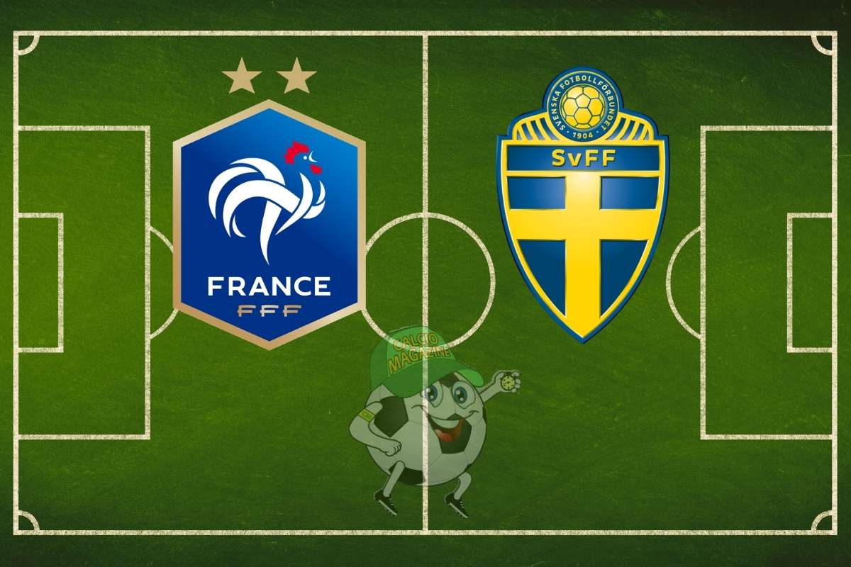 Francia Svezia cronaca diretta live e risultato in tempo reale