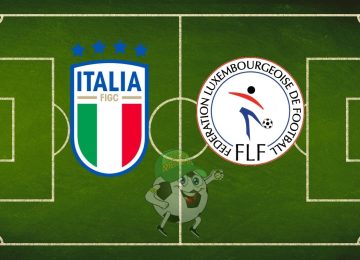 Italia Lussemburgo cronaca diretta live e risultato in tempo reale
