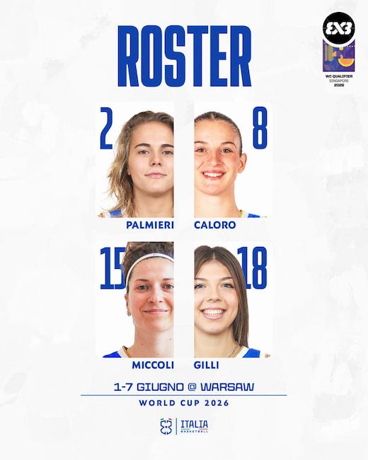 roster nazionale femminile