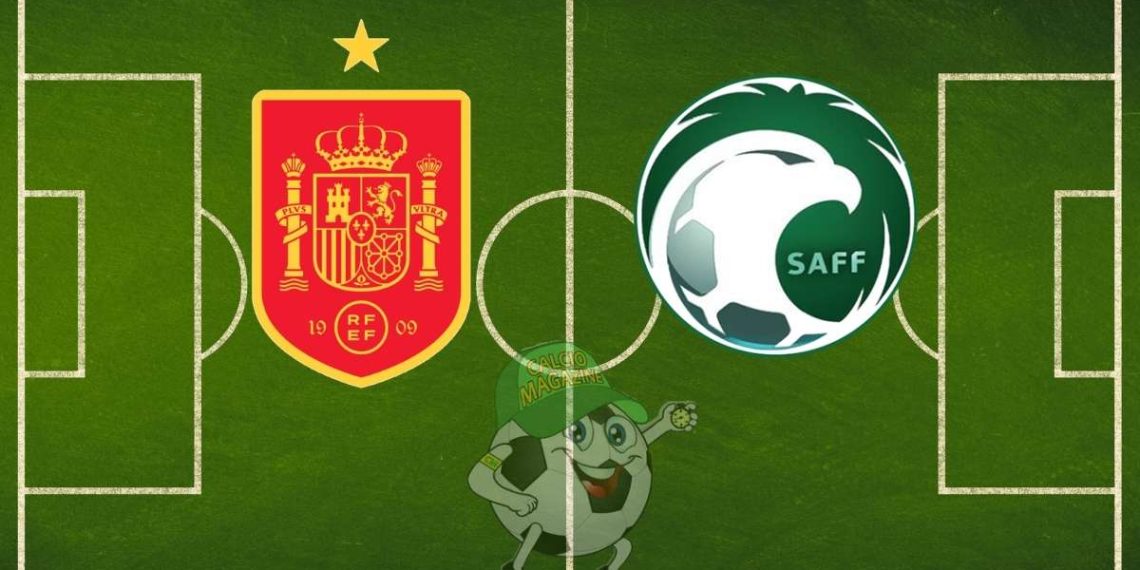 Spagna Arabia Saudita cronaca diretta live e risultato in tempo reale