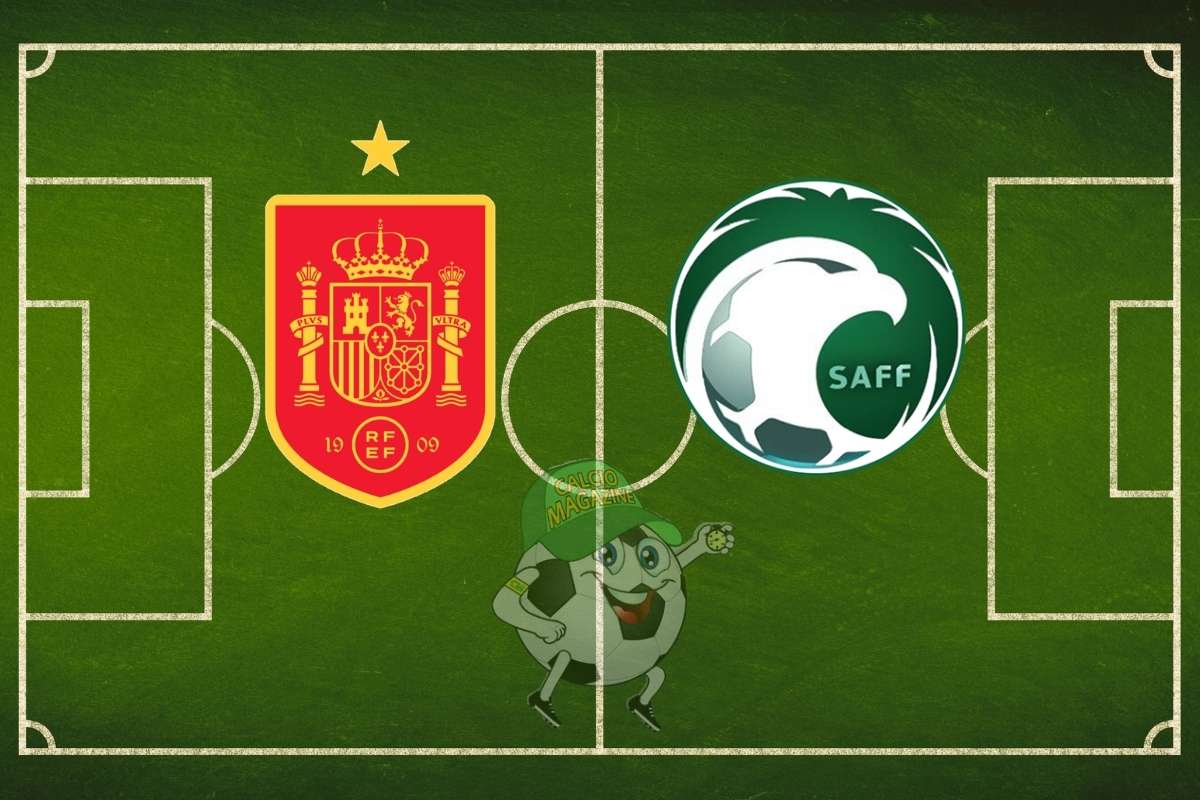 Spagna Arabia Saudita cronaca diretta live e risultato in tempo reale