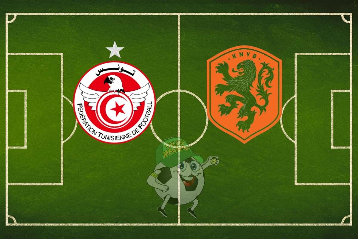 Tunisia Olanda cronaca diretta live e risultato in tempo reale