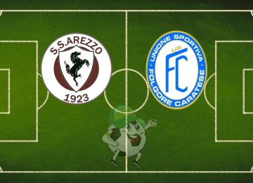 Arezzo Folgore Caratese cronaca diretta live e risultato in tempo reale