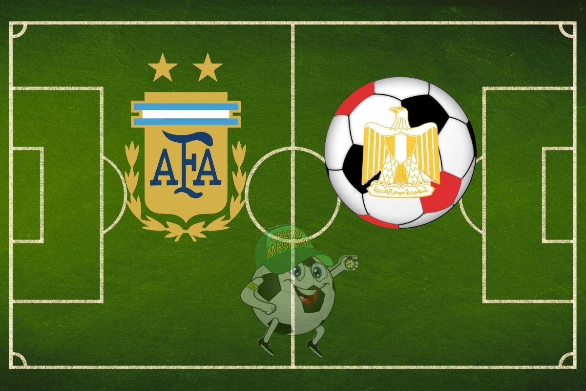 Argentina Egitto cronaca diretta live e risultato in tempo reale
