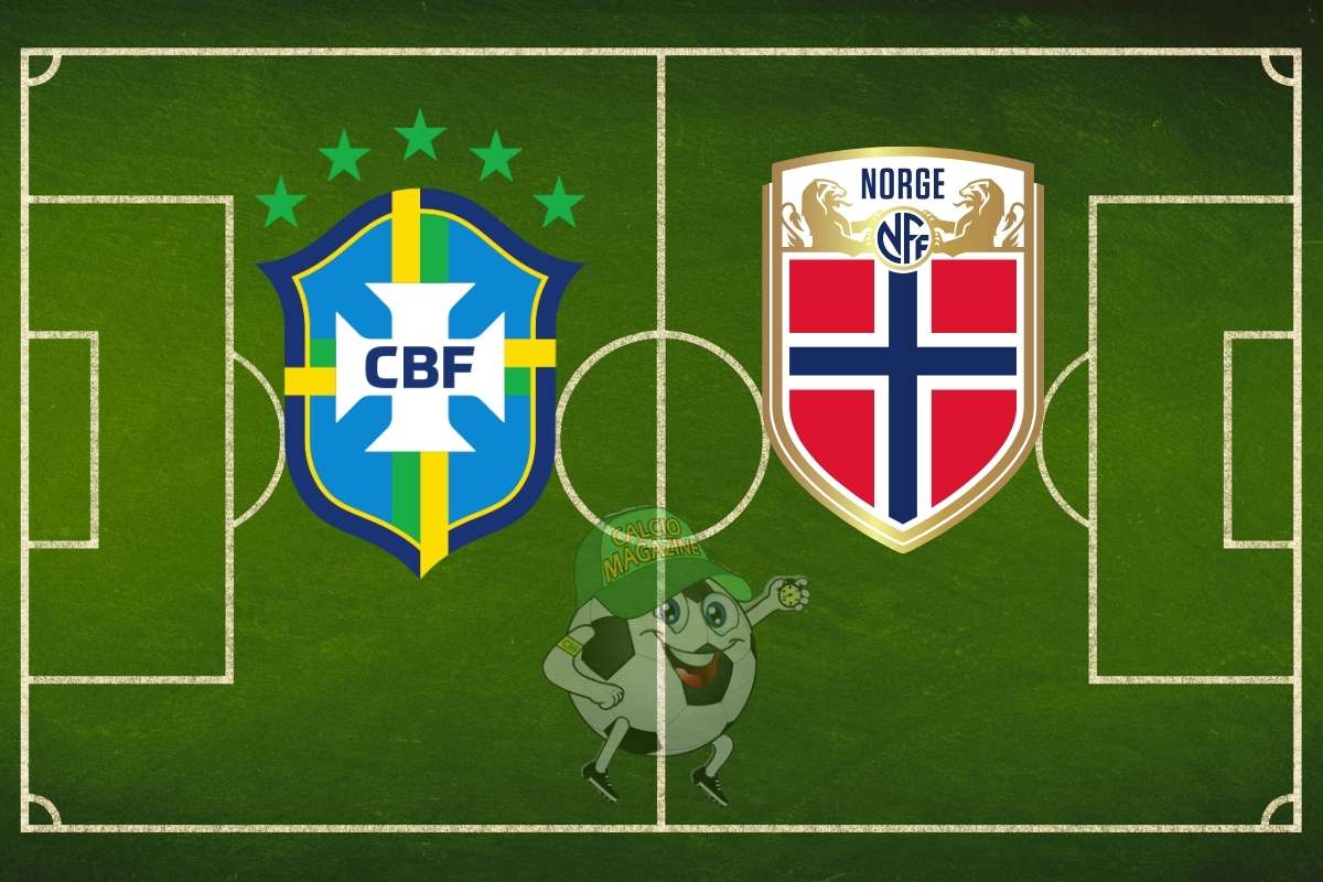 Brasile Norvegia cronaca diretta live e risultato in tempo reale