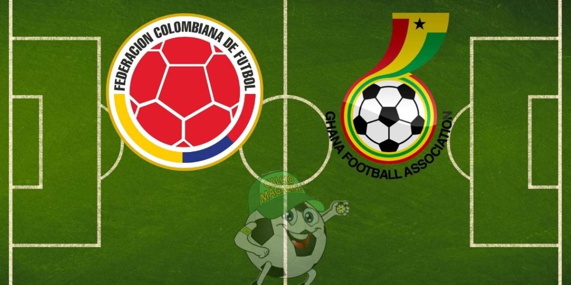 Colombia Ghana cronaca diretta live e risultato in tempo reale