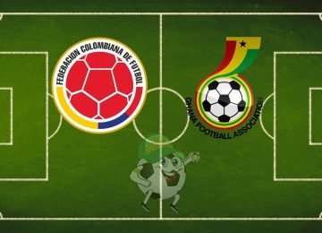 Colombia Ghana cronaca diretta live e risultato in tempo reale