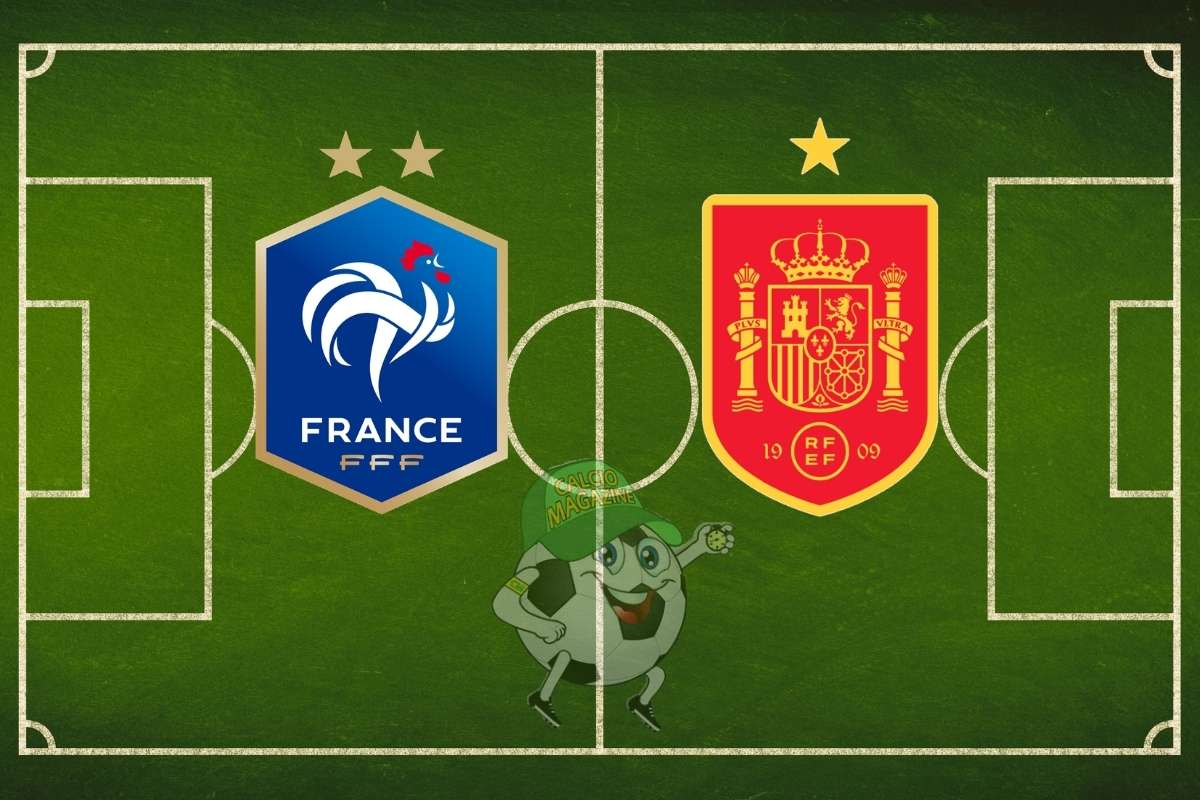 Francia Spagna cronaca diretta live e risultato in tempo reale